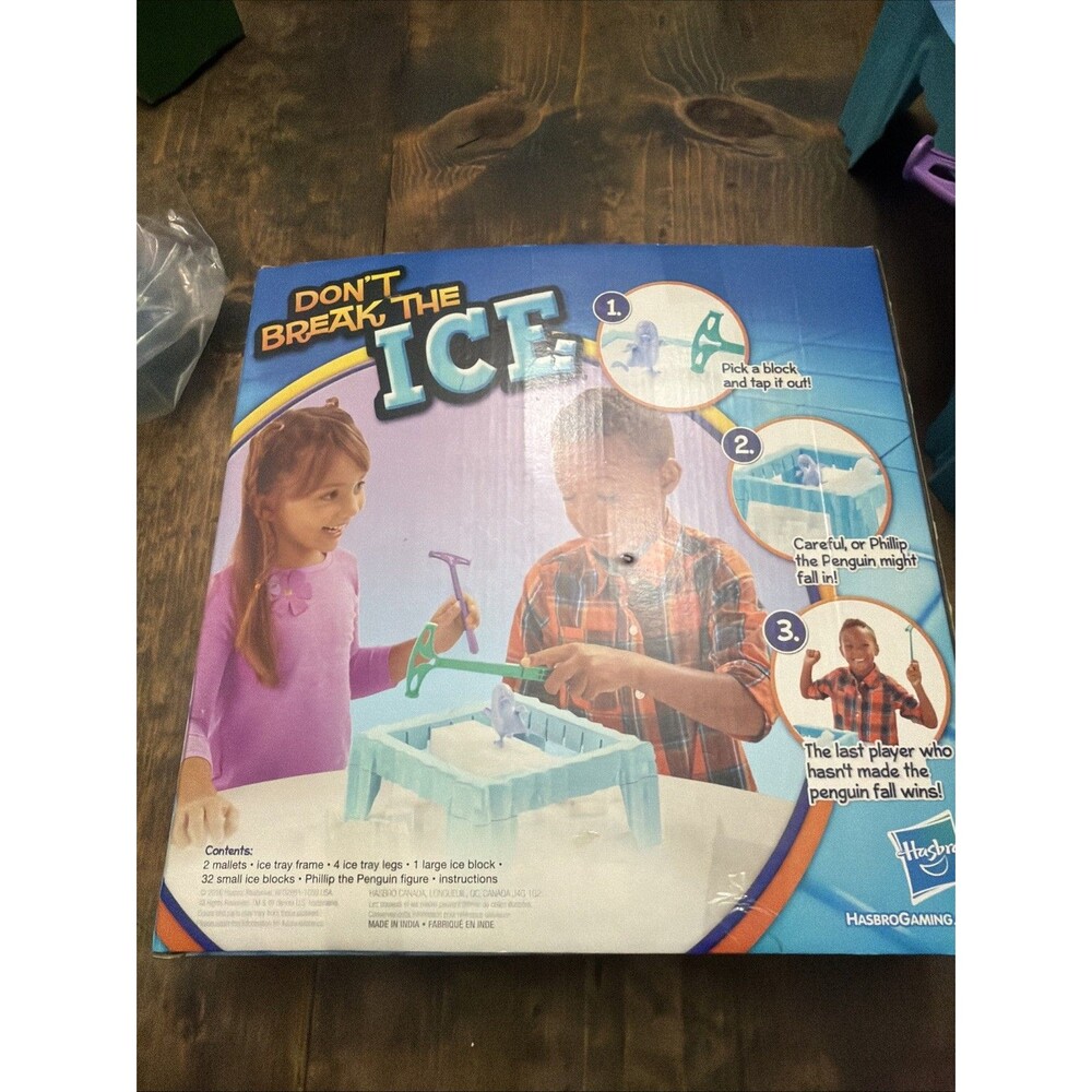 Vintage Don't Break the Ice Game 1999 Milton Bradley Hasbro Complete in Box